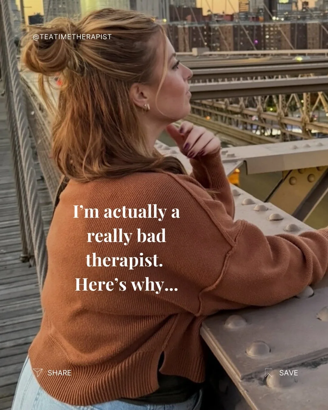 Follow along for more from a really &ldquo;bad&rdquo; therapist. 🫶🏻🫶🏻🫶🏻

I&rsquo;d love to have you here!!

#hyperindependence #relationaltrauma #attachments #innerchild #codependency