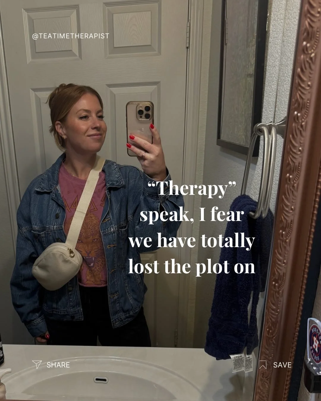 This is just a friendly reminder from a licensed therapist that the internet is ruining therapy speak. 

Almost all things said in therapy have nuance and meaning underneath them. So throwing around phrases is not only unhelpful, but can be harmful t