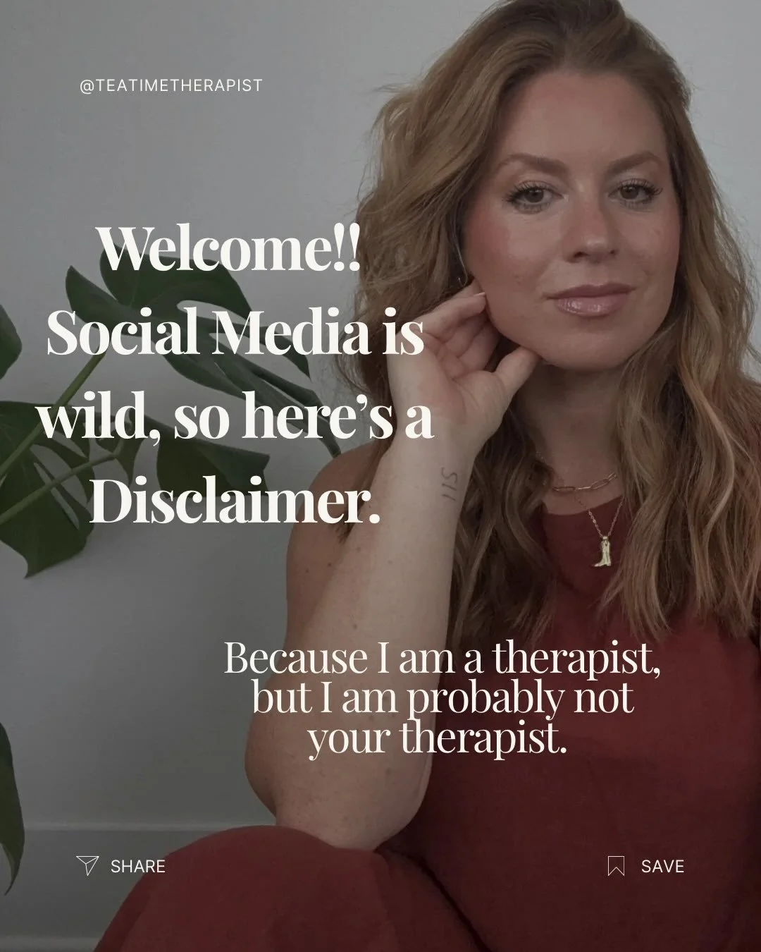 Just an updated disclaimer with so many new faces here!

I&rsquo;m so glad you are here!!! Just remember social media is not therapy, I&rsquo;m also likely not your therapist but I do recommend getting one. 🤷🏼&zwj;♀️

#hyperindependence #attachment