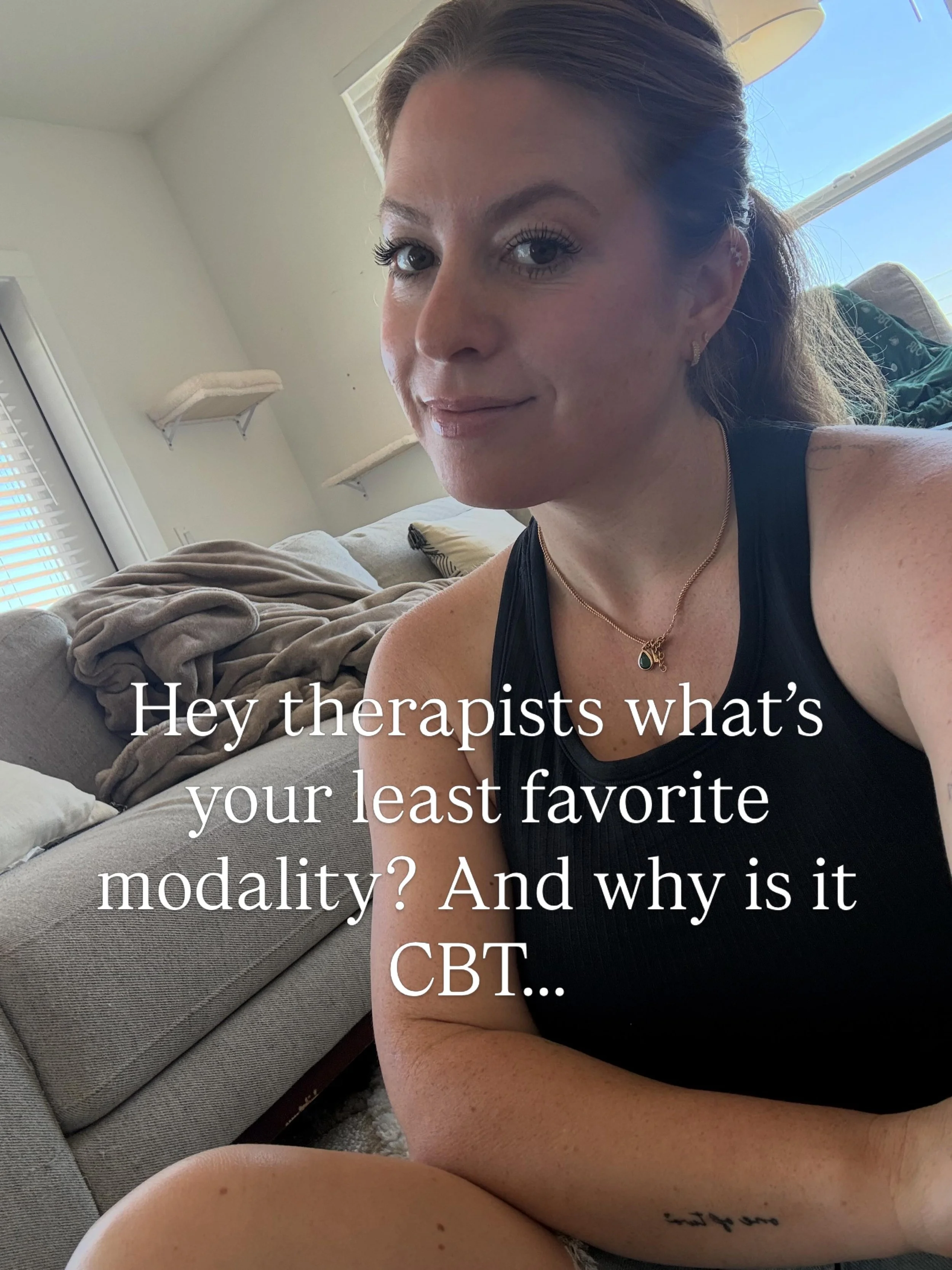 Jk, kinda 😂.

Genuinely though! What is your least favorite modality to use? 

If you&rsquo;ve been in therapy what was it? 

#hyperindependence #ifs #cbt #relationaltrauma #therapy
