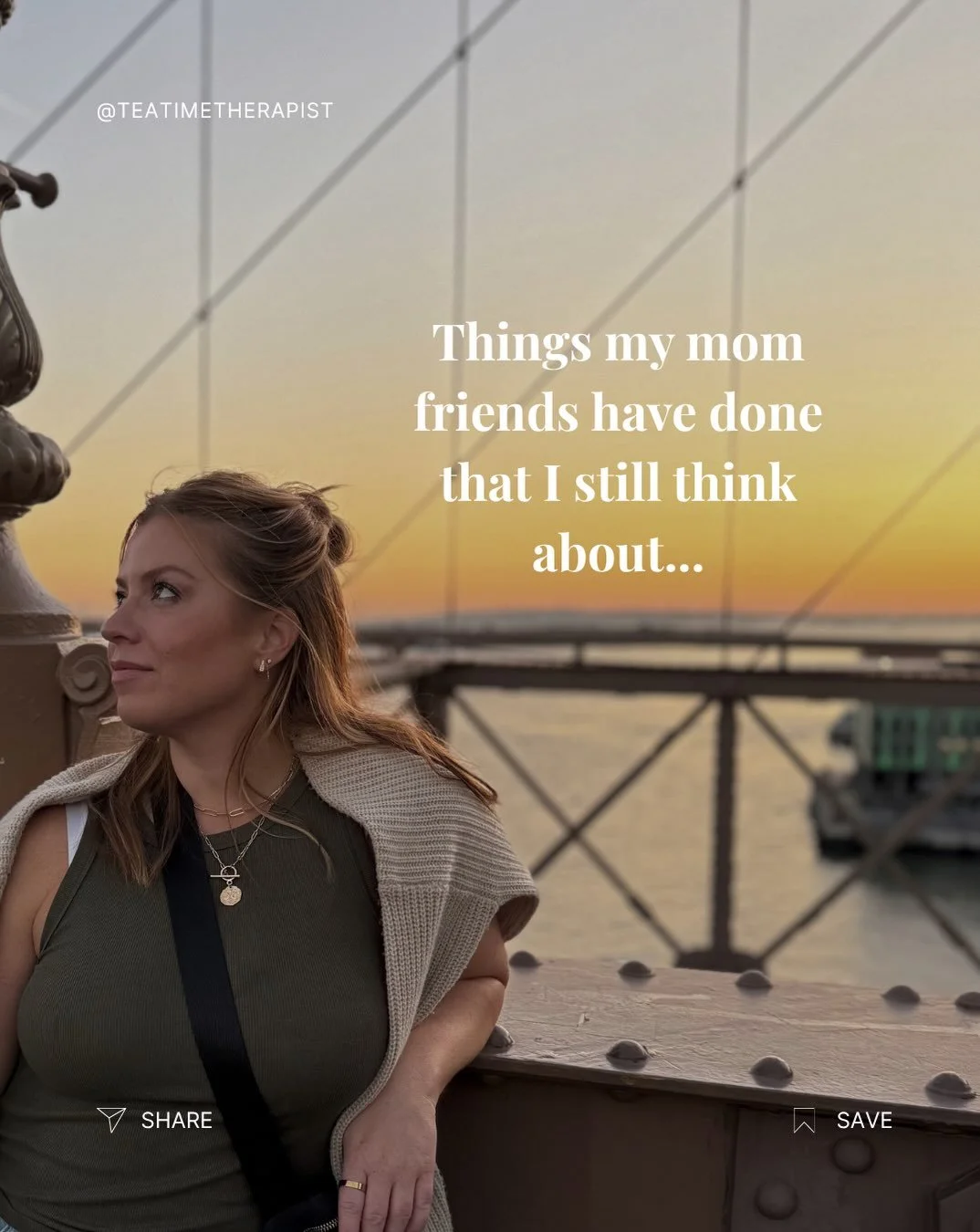 These might seem small but they really do make such a huge difference. And I am so grateful for the moms in my life who do this. 🫶🏻🫶🏻🫶🏻

#childfree #hyperindependence #femalefriendship #relationaltrauma #singlewomen