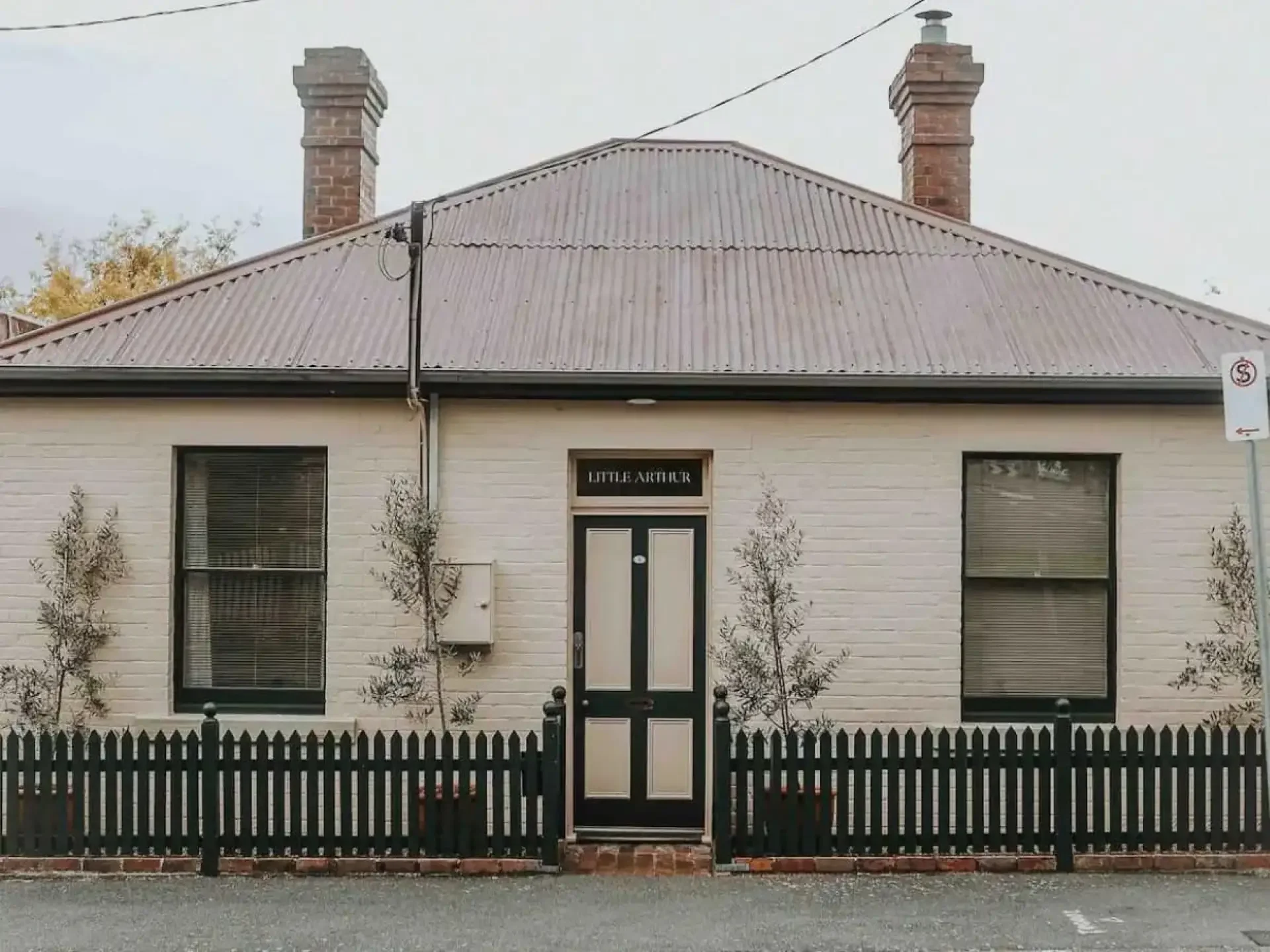 Little Arthur heritage stone workers cottage circa 1900, North Hobart Tasmania