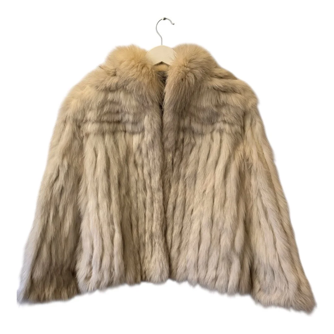 80's Silver Fox Coat