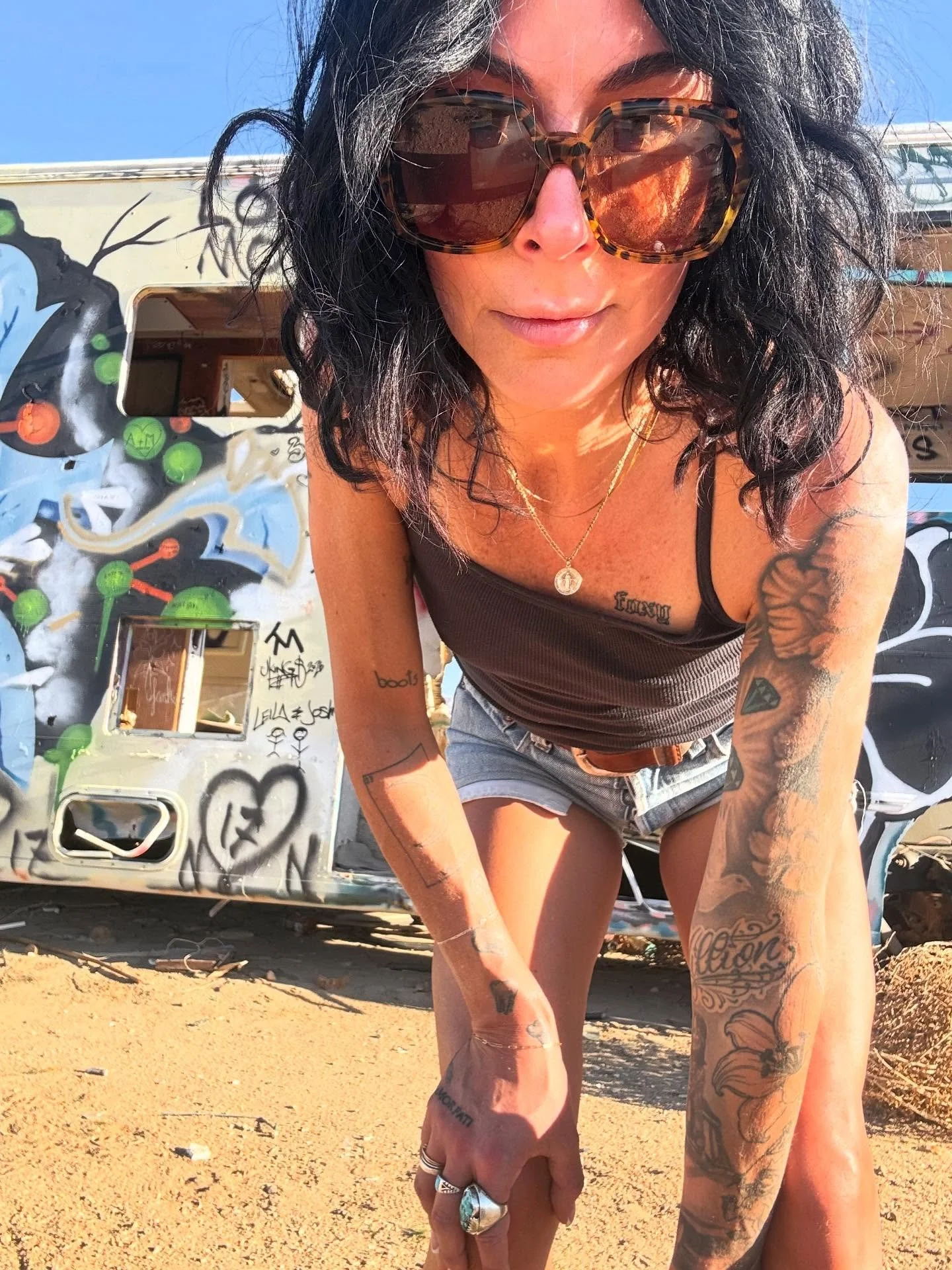 I love the desert. It has such a rebellious spirit. Worst case circumstances and still the most beautiful things can survive. Also, you find some weird ass sh!t out there.