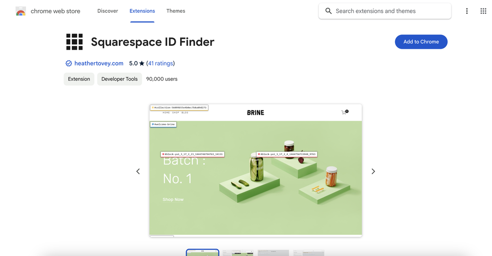 How to download and use Squarespace Id finder — Collective Designery