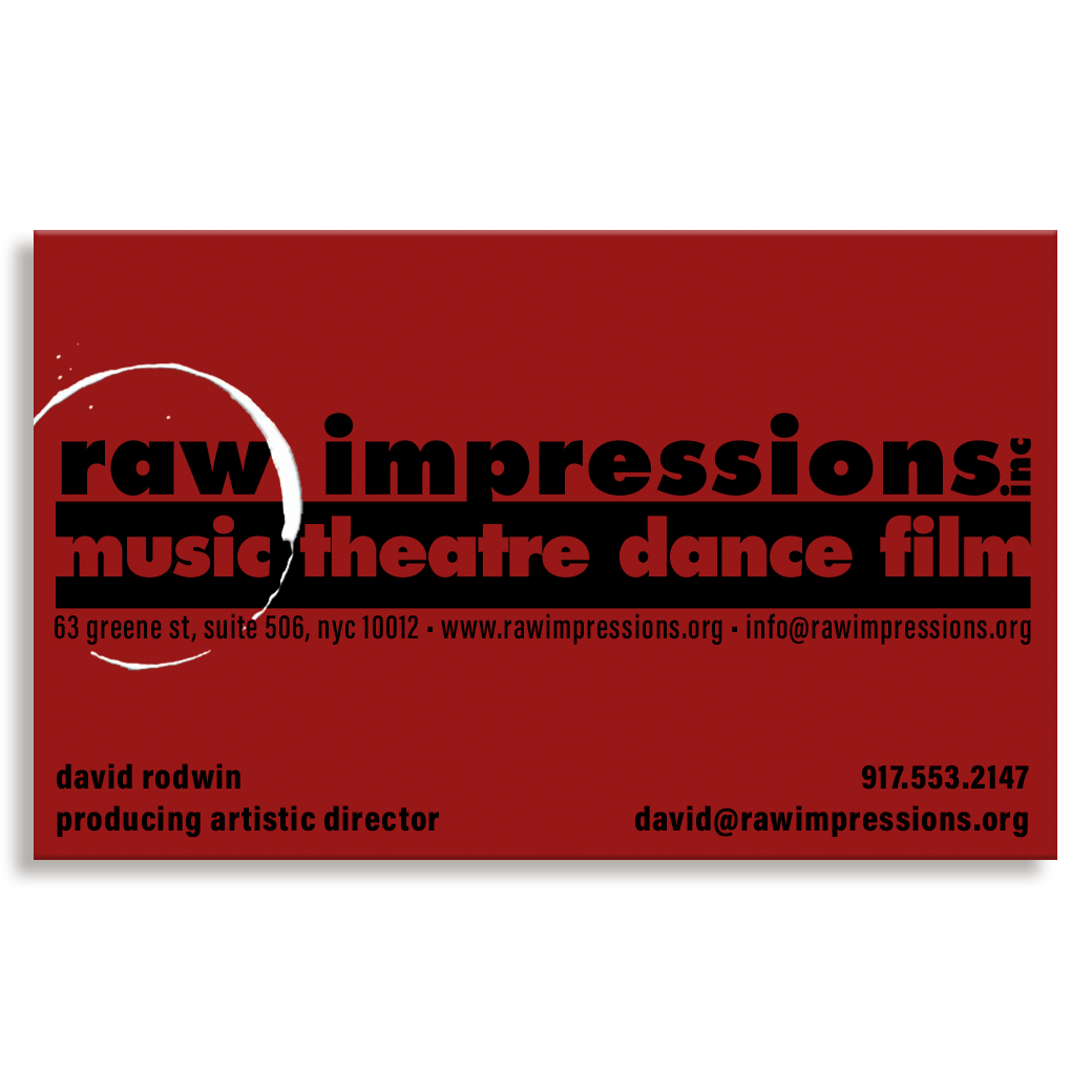 A New York City performing arts production company that specializes in creating complete productions in a matter of days. We used the "coffee" ring to indicate the speed of their development style and the negative space in the underlining bar to allo