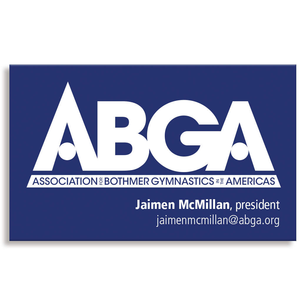 A new organization designed to the various Bothmer Gymnastics teachers and school in the Western Hemisphere together. The logo is strong and connected. The opening and closing "A"s build a pyramid shape to indicate the hierarchichal structure of the