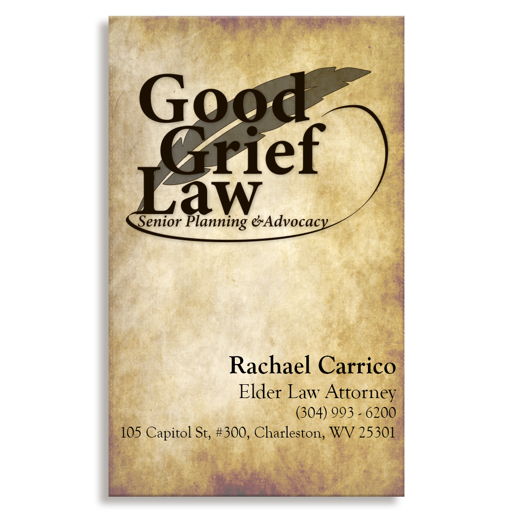 A West Virginia lawyer needed a classic, easily-readable logo with a slight flair. She requested the quill pen and flourished stroke, to communicate to her clients that she would prep and submit their needed documents quickly and cleanly.