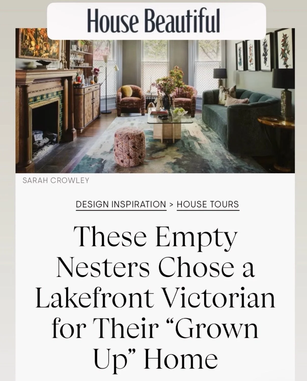 Ecstatic, elated, over-the-moon, grateful&hellip;to name a few of my feelings over today&rsquo;s House Beautiful Home Tour feature!! See link in bio &amp; here for the incredible full home feature:
https://www.housebeautiful.com/design-inspiration/ho
