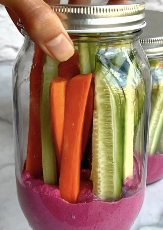 Spring Hummus Jar
