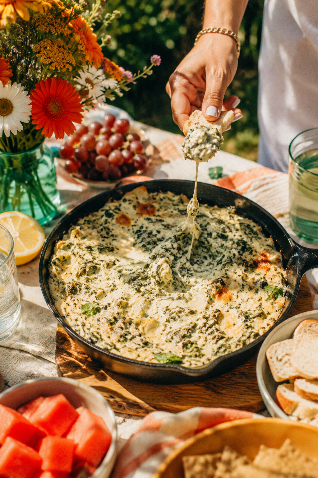 Protein Spinach & Artichoke Dip