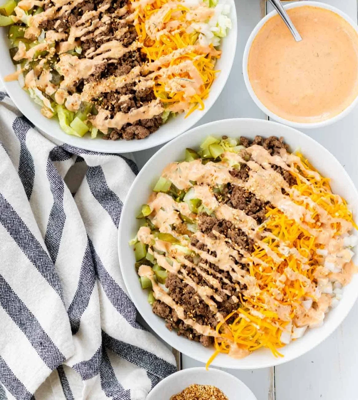 Loaded Turkey Burger Bowl