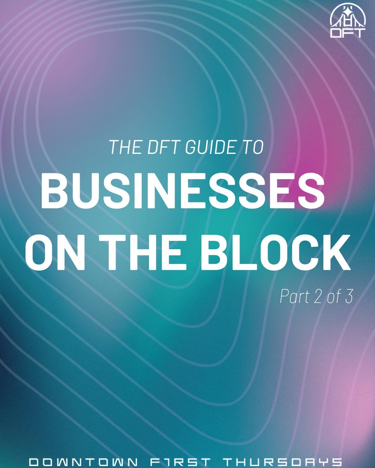 😋 One post wasn&rsquo;t enough&mdash; here&rsquo;s a Part 2 of DFT&rsquo;s guide to the businesses on the block!

🍴 We&rsquo;re so excited to be sharing this space with these wonderful brick &amp; mortar businesses who&rsquo;ve been keeping the peo