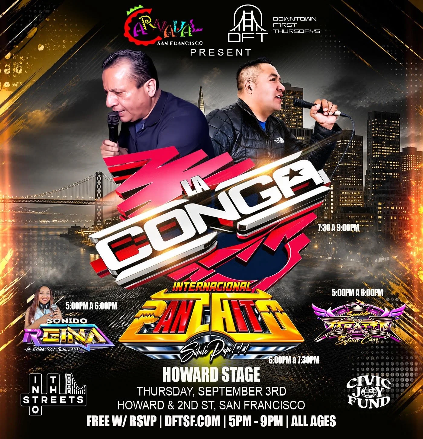 CARNAVAL SF TAKEOVER WITH SONIDO LA CONGA