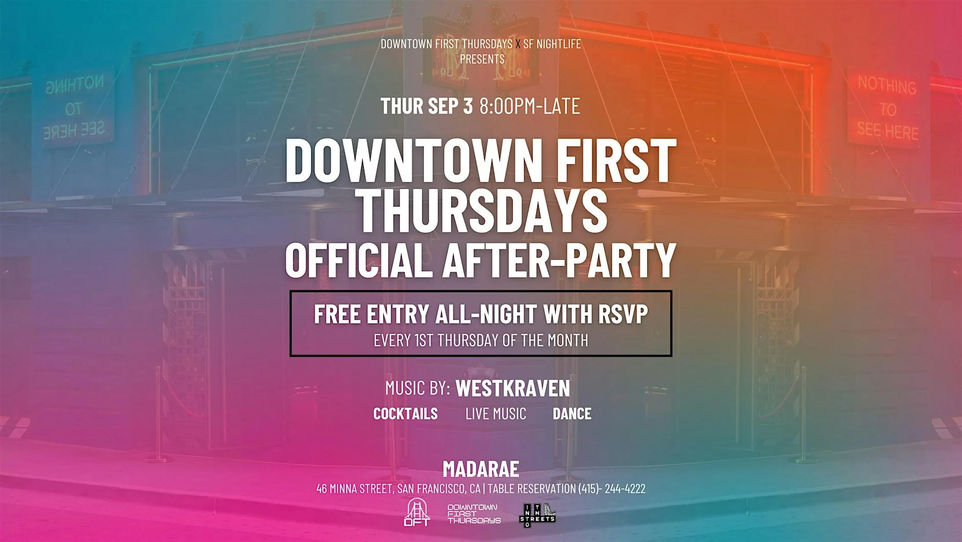 Madarae Happy Hour &amp; After Party