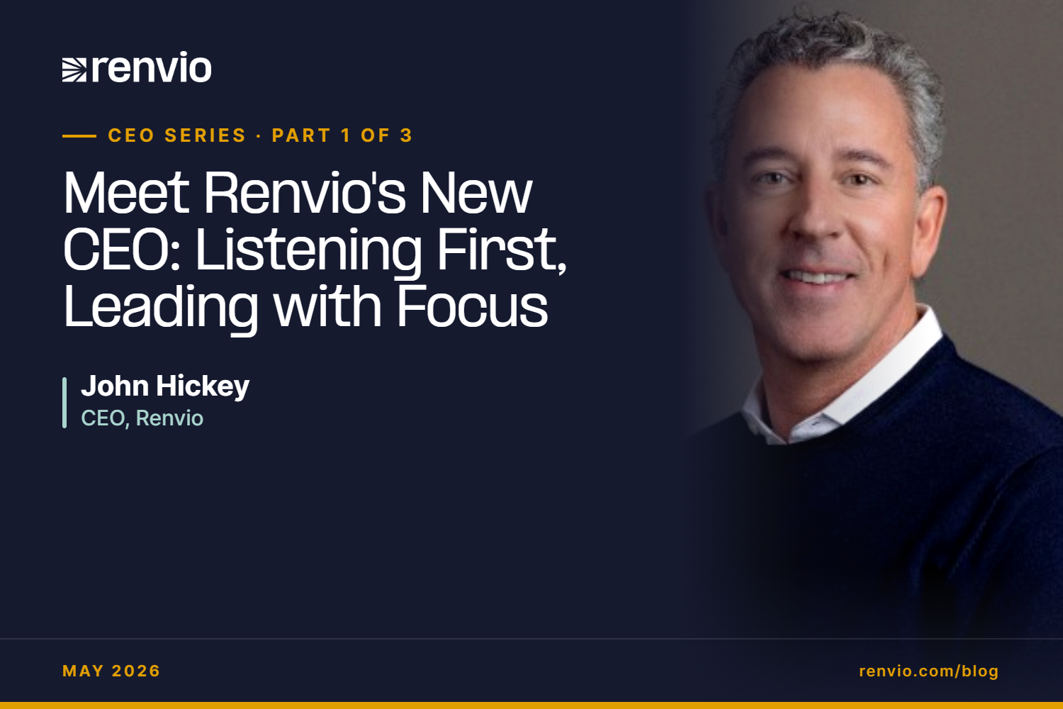 Meeting Renvio’s New CEO: Listening First, Leading with Focus