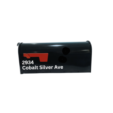 Custom Mailbox Decal with Modern Font