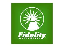 Fidelity Investments logo with a white lighthouse on a green background