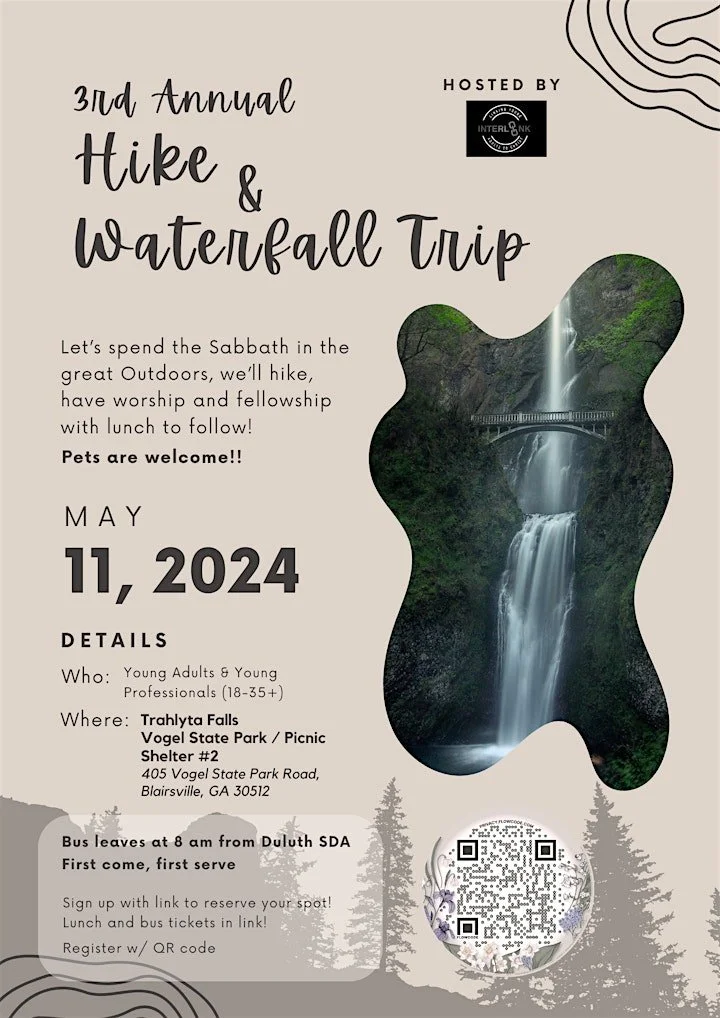 3rd Annual Waterfall Hike/ Vogel State Park