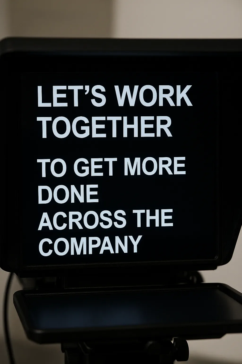 The Golden Rule of Teleprompter Scriptwriting: Write How You Speak