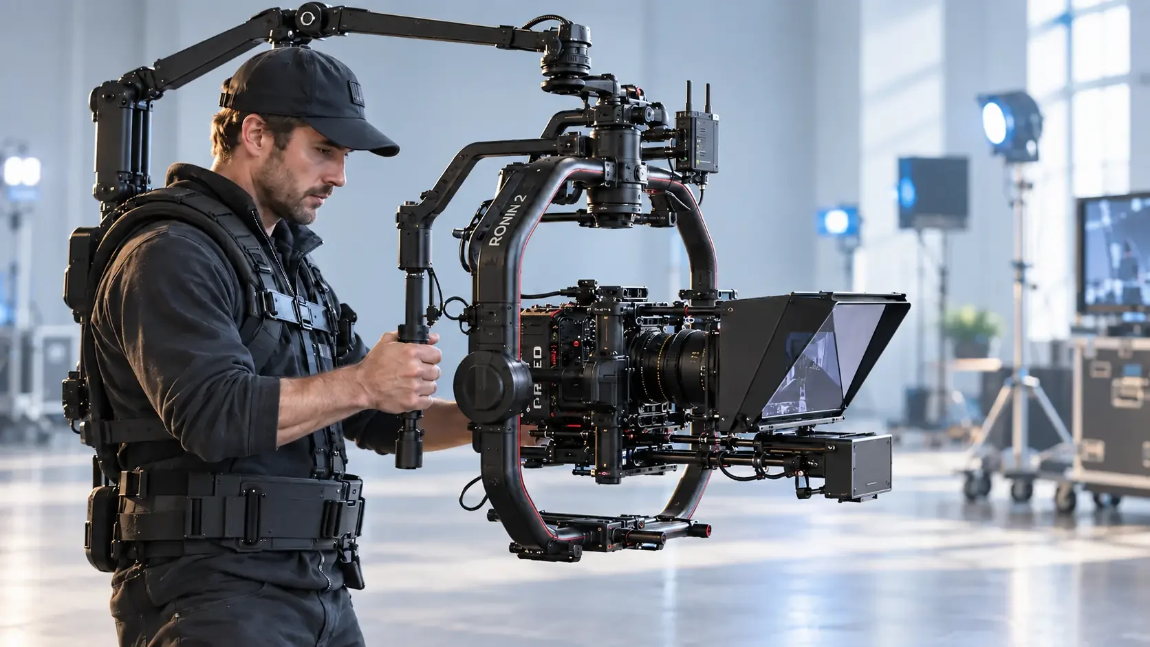DJI Ronin 2 Gimbal Teleprompter