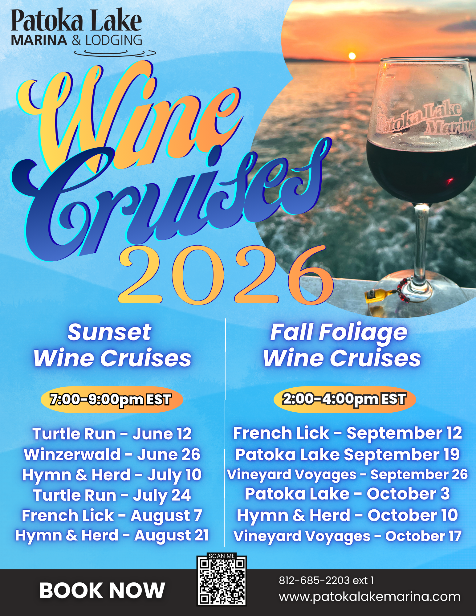 Wine Cruises - June thru October