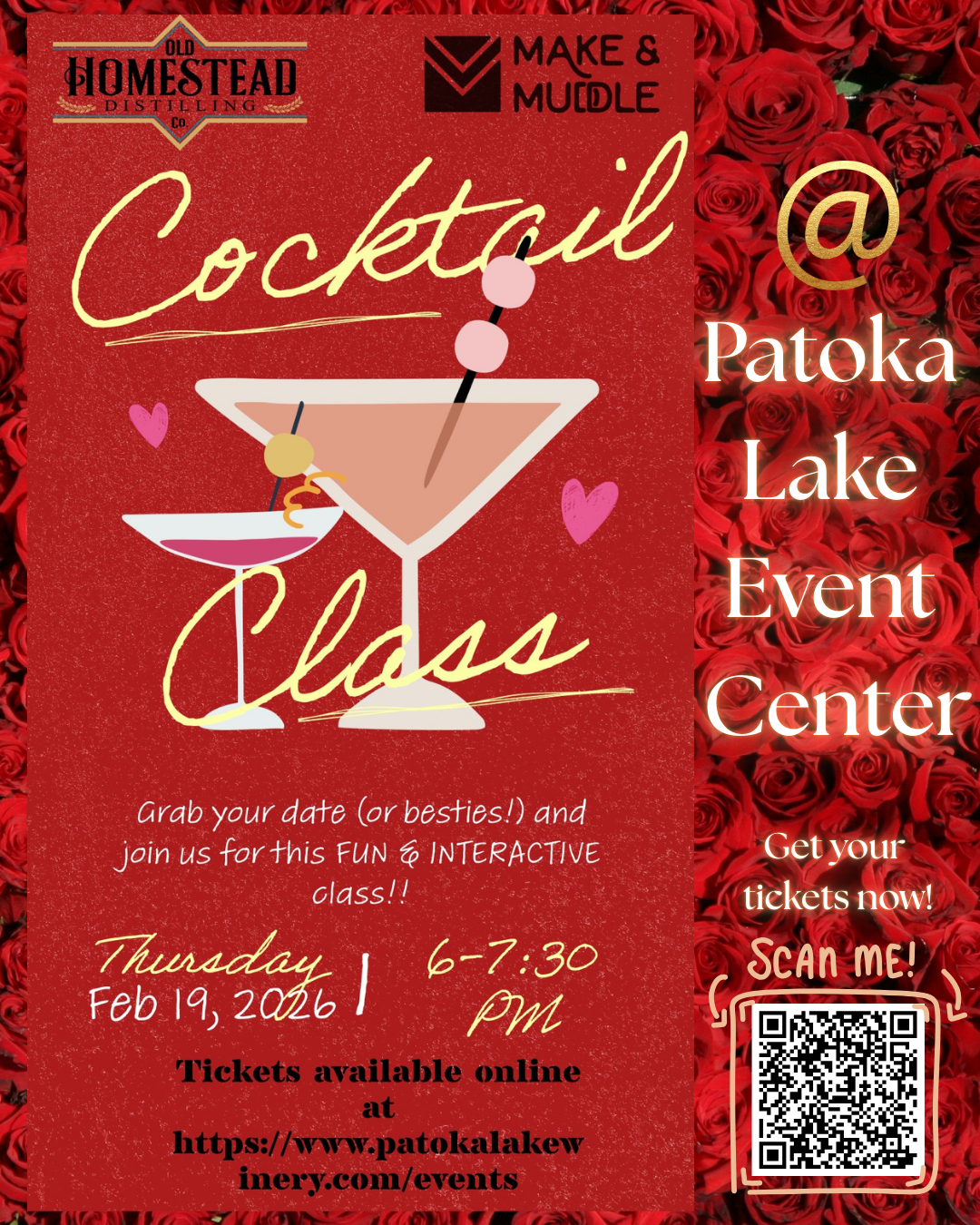 Cocktail Class - February 19, 2026