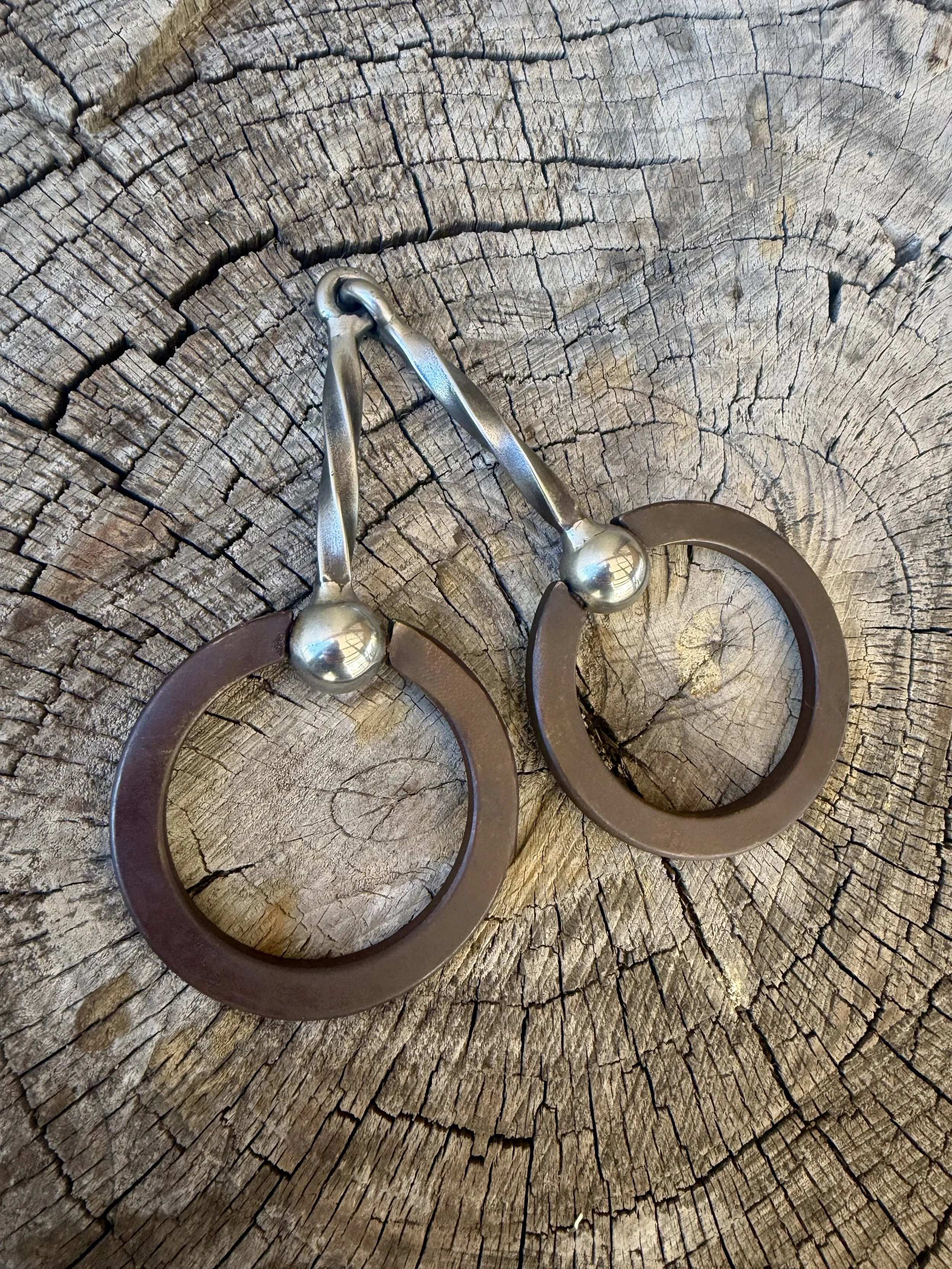 Square Twist Ball Hinge Snaffle
