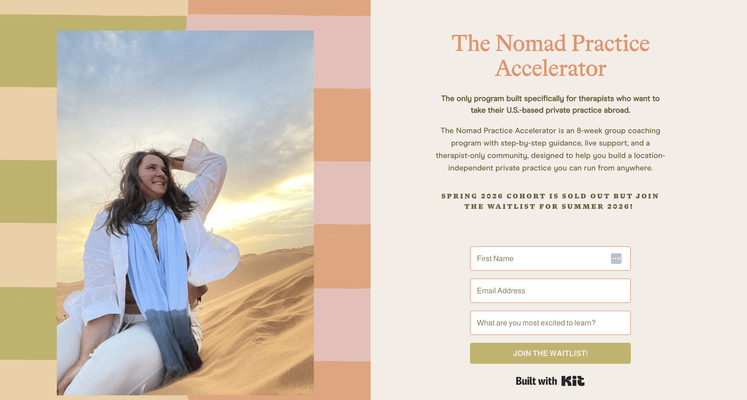 The Nomad Practice Accelerator is a program that can help psychologists travel the world.