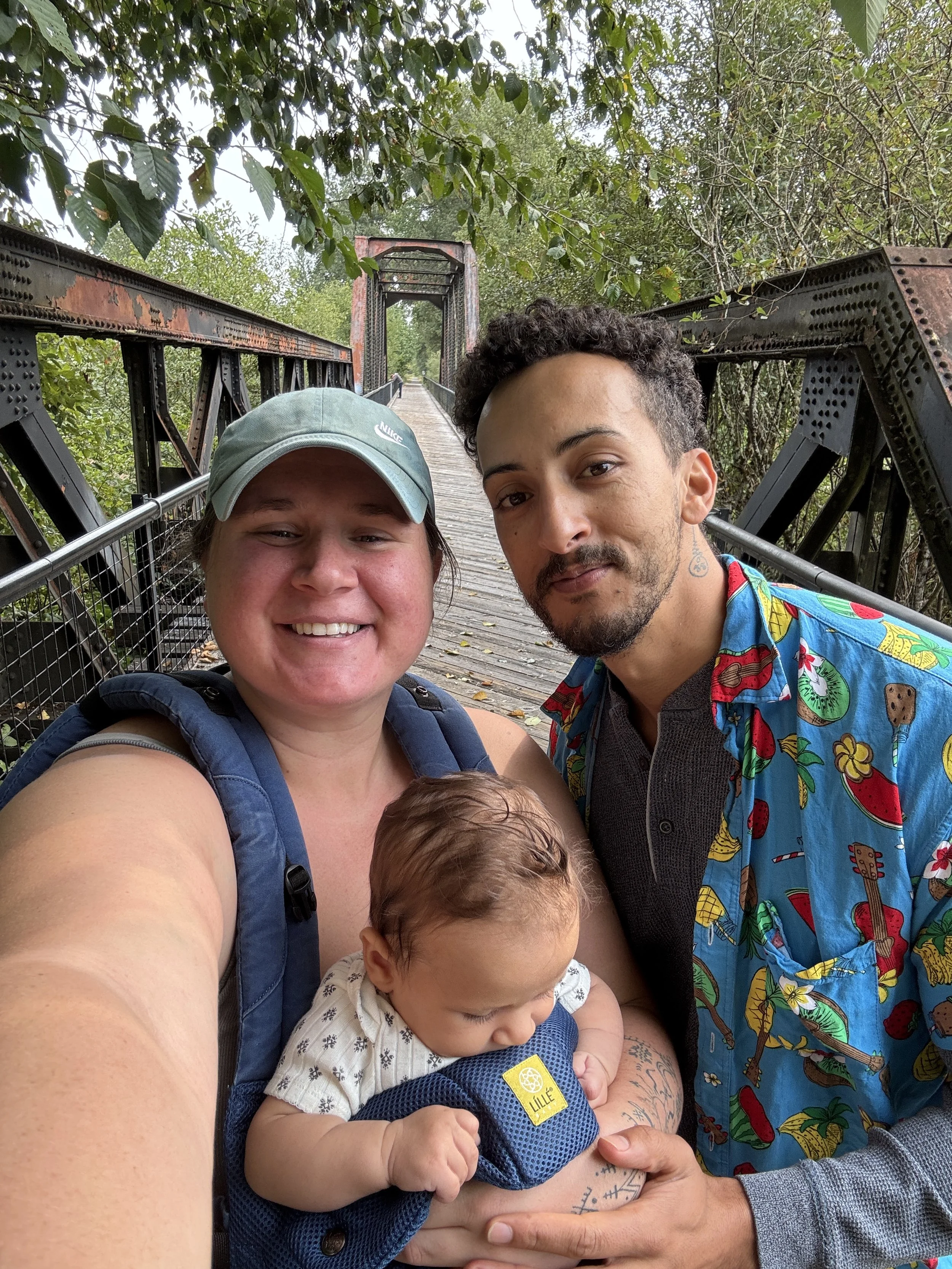 Traveling psychologist Dr. Annie and her family.