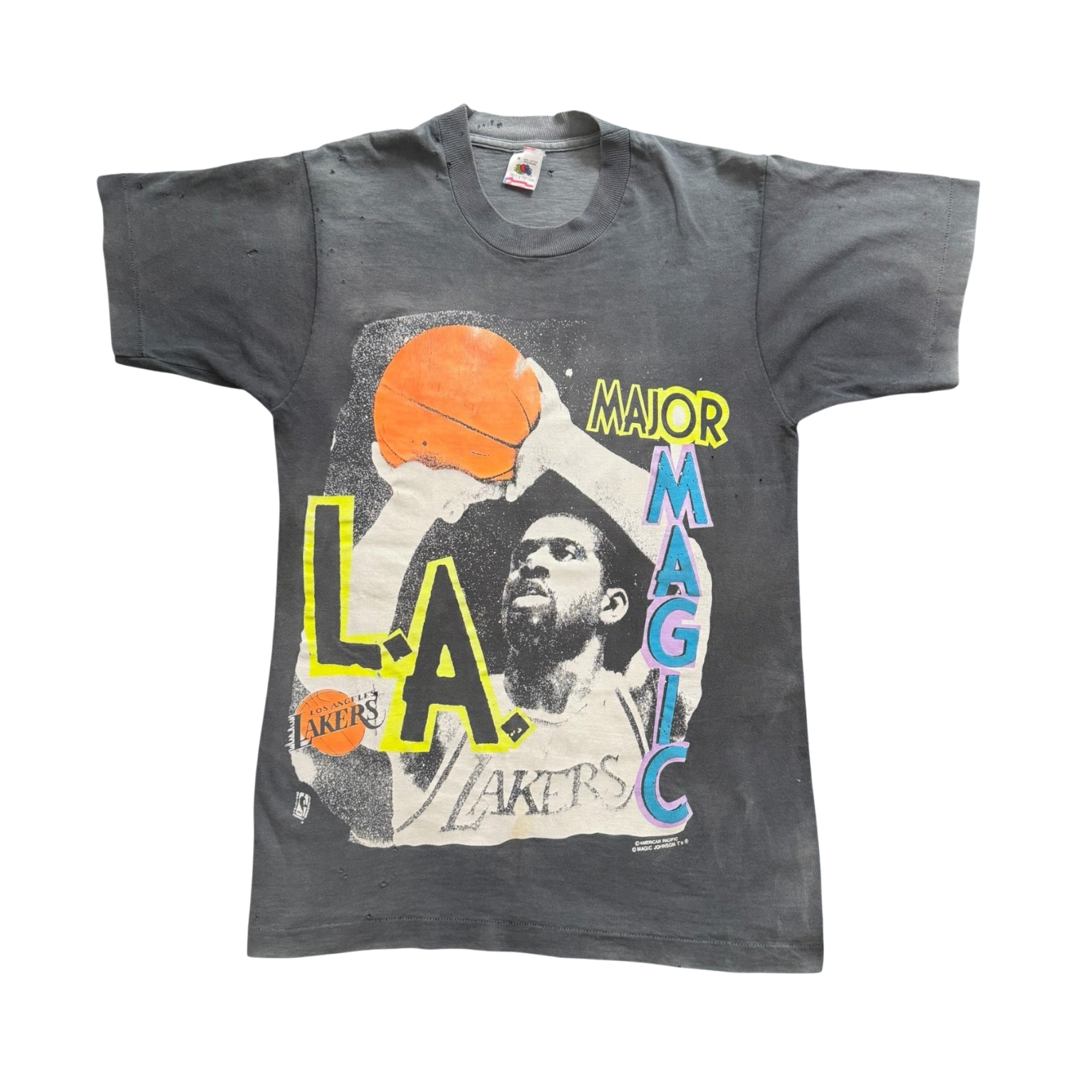 1990s Magic Johnson "L.A. Major Magic" Archival Lakers Tee