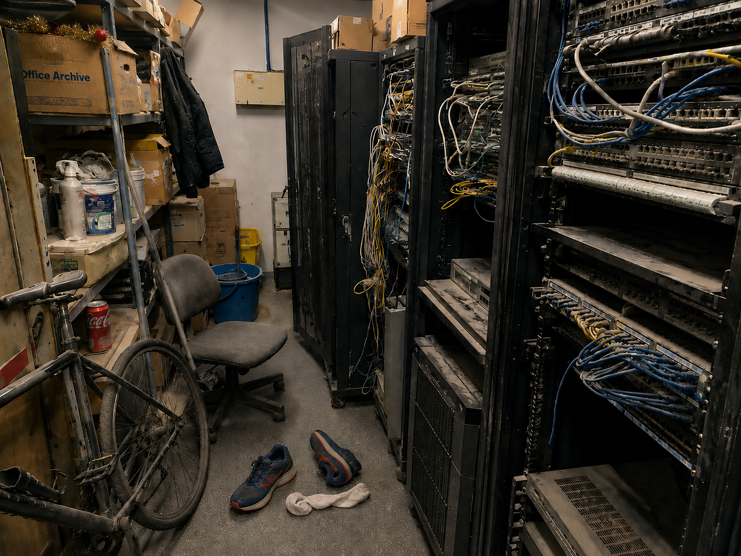 How often should you clean a comms room?