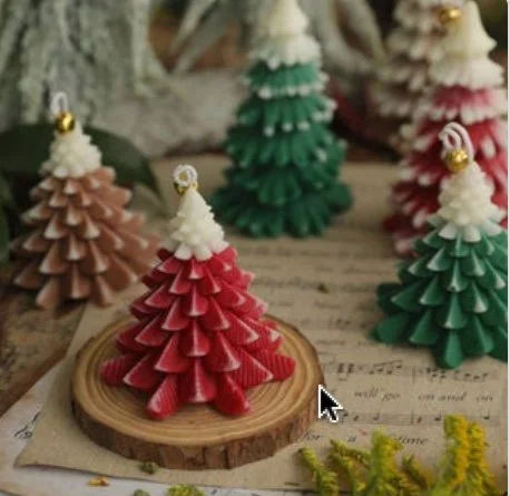 Christmas Tree Bell Candle