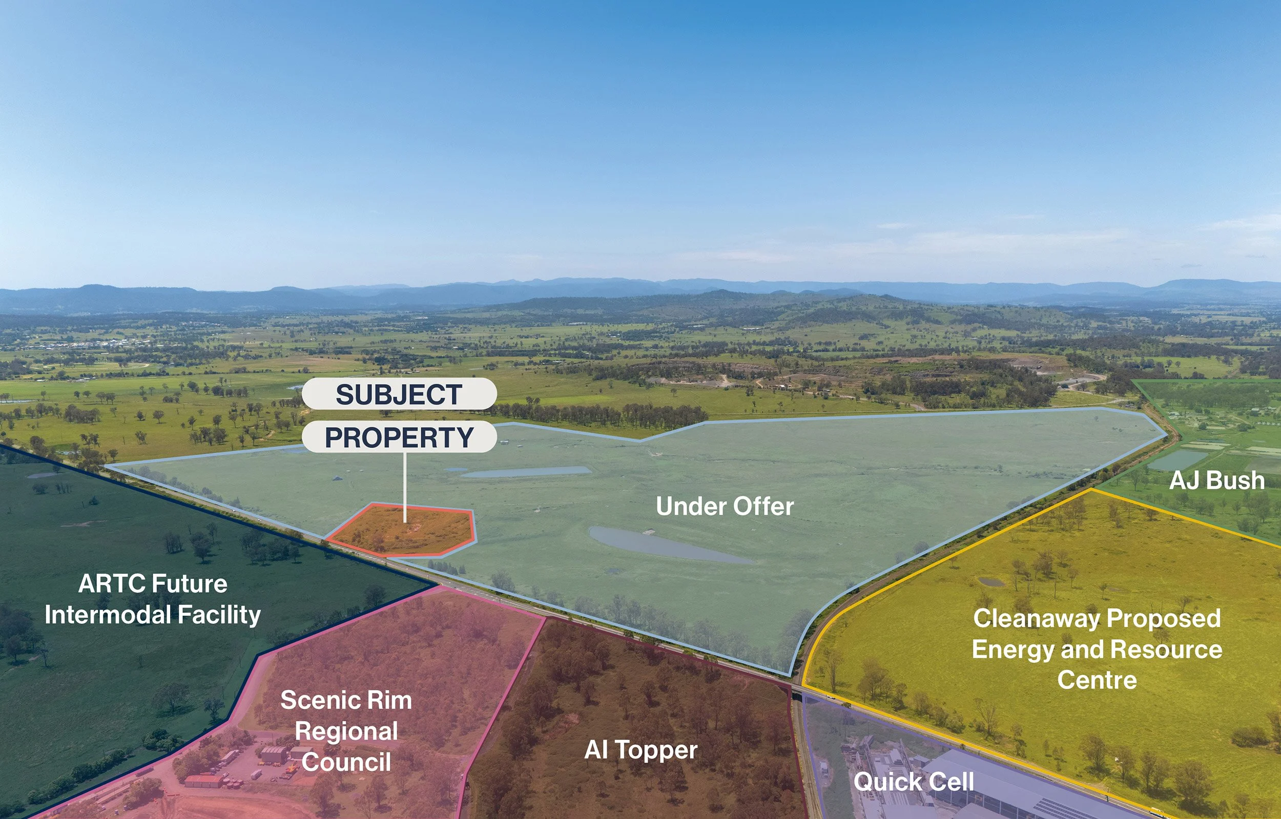 Aerial image of 2728 Beaudesert Boonah Rd, Bromelton