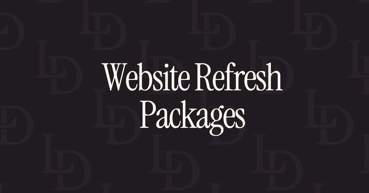 Website Refresh Packages