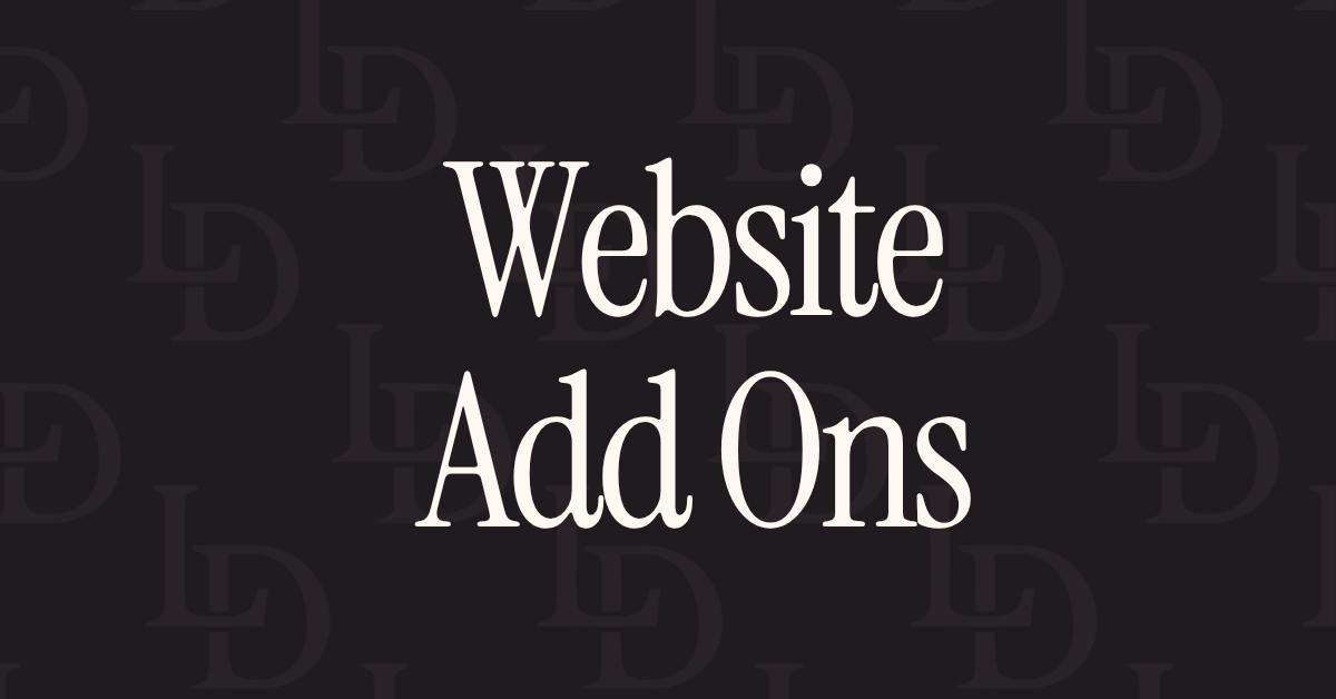Website Add Ons