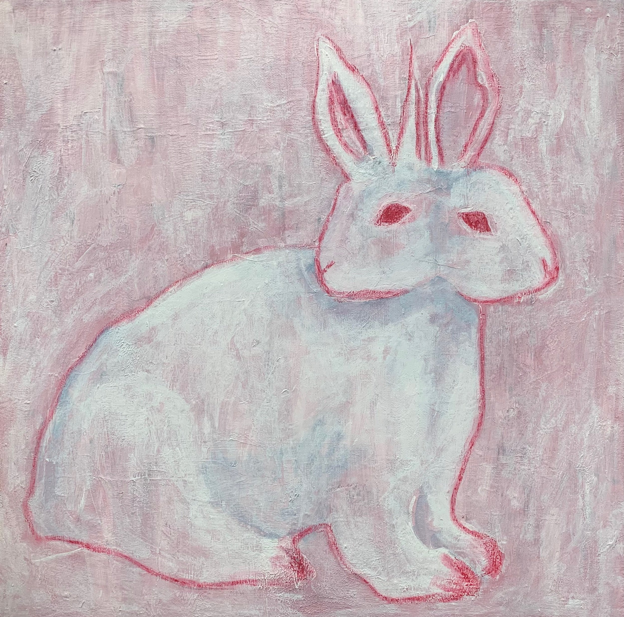 Two-faced Rabbit Original Painting