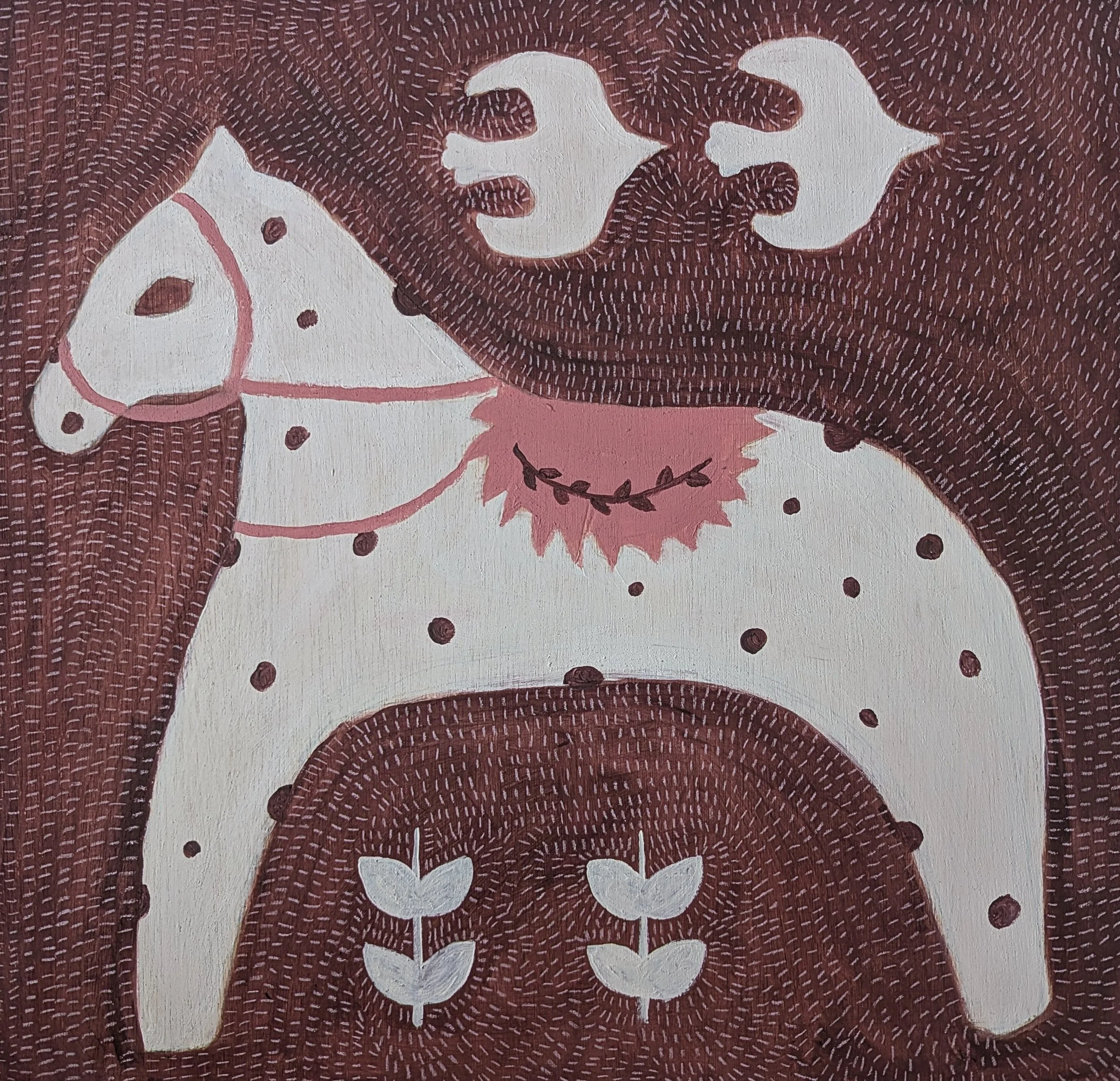 Polka-dot Horse Original Painting