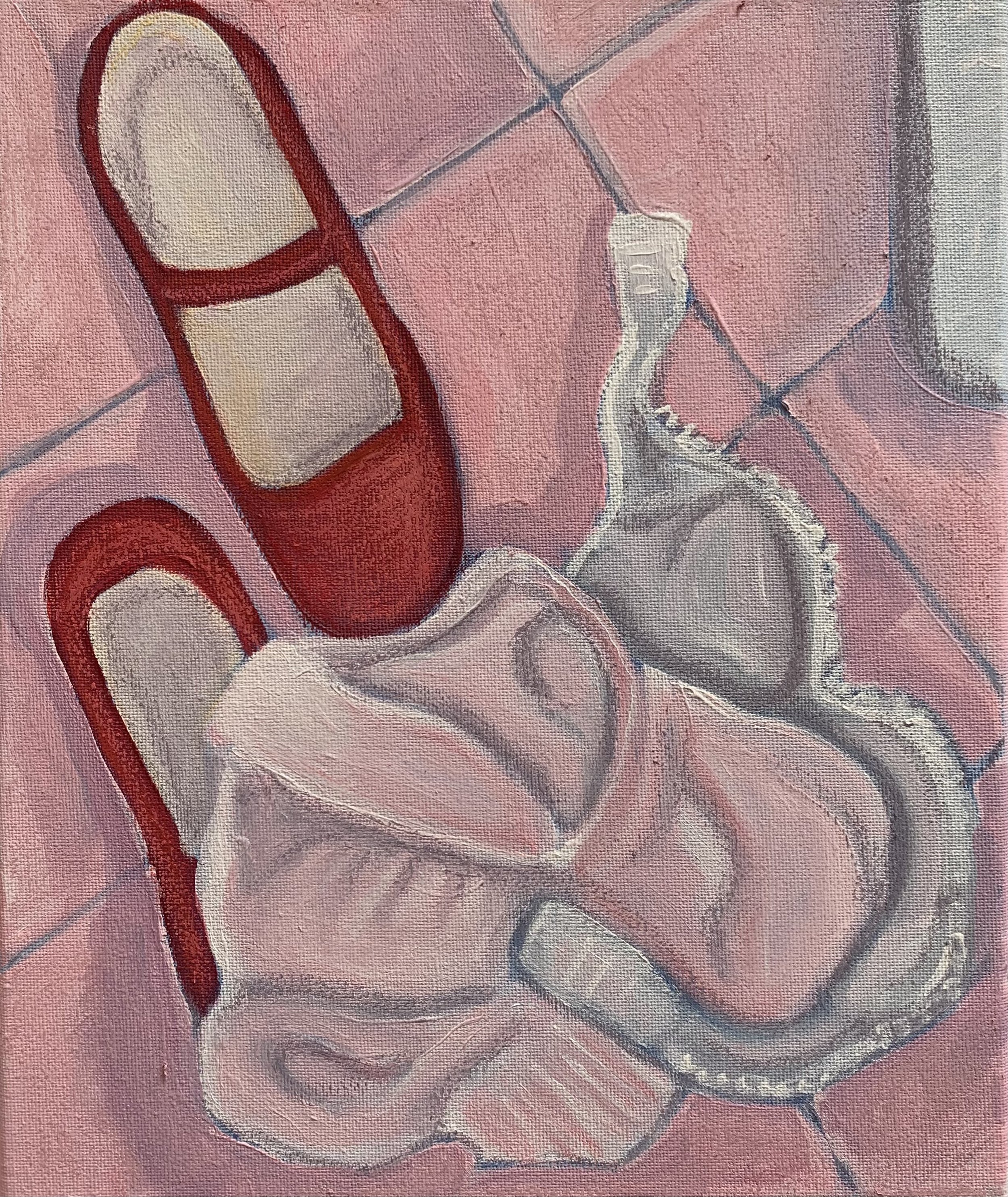 Bathroom Original Painting