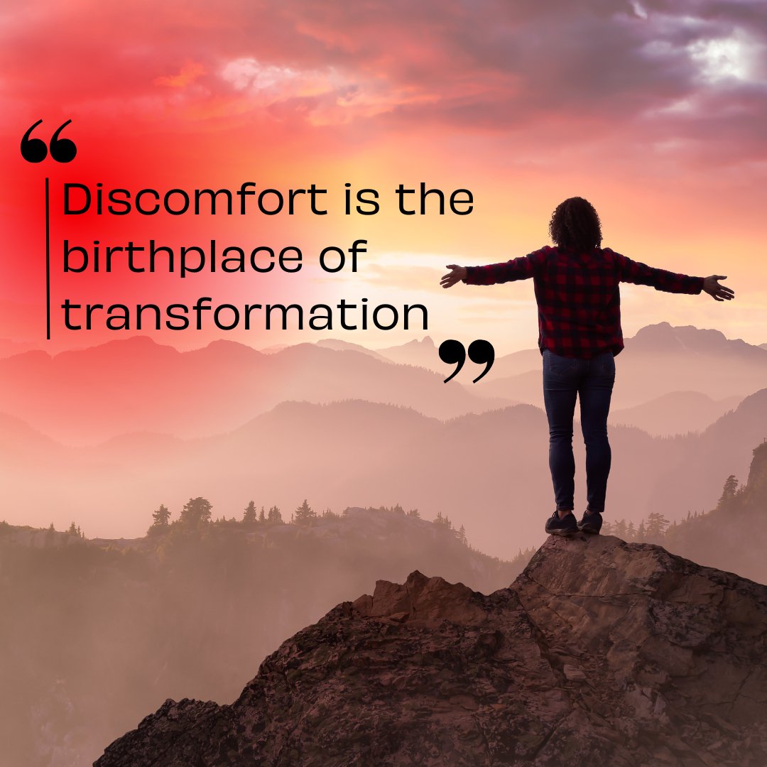 What if the discomfort you&rsquo;re feeling right now isn&rsquo;t a barrier but an invitation?⁠
⁠
An invitation to step into the unknown, to stretch beyond the confines of your comfort zone, to discover the parts of you waiting to emerge.⁠
Saying &ld