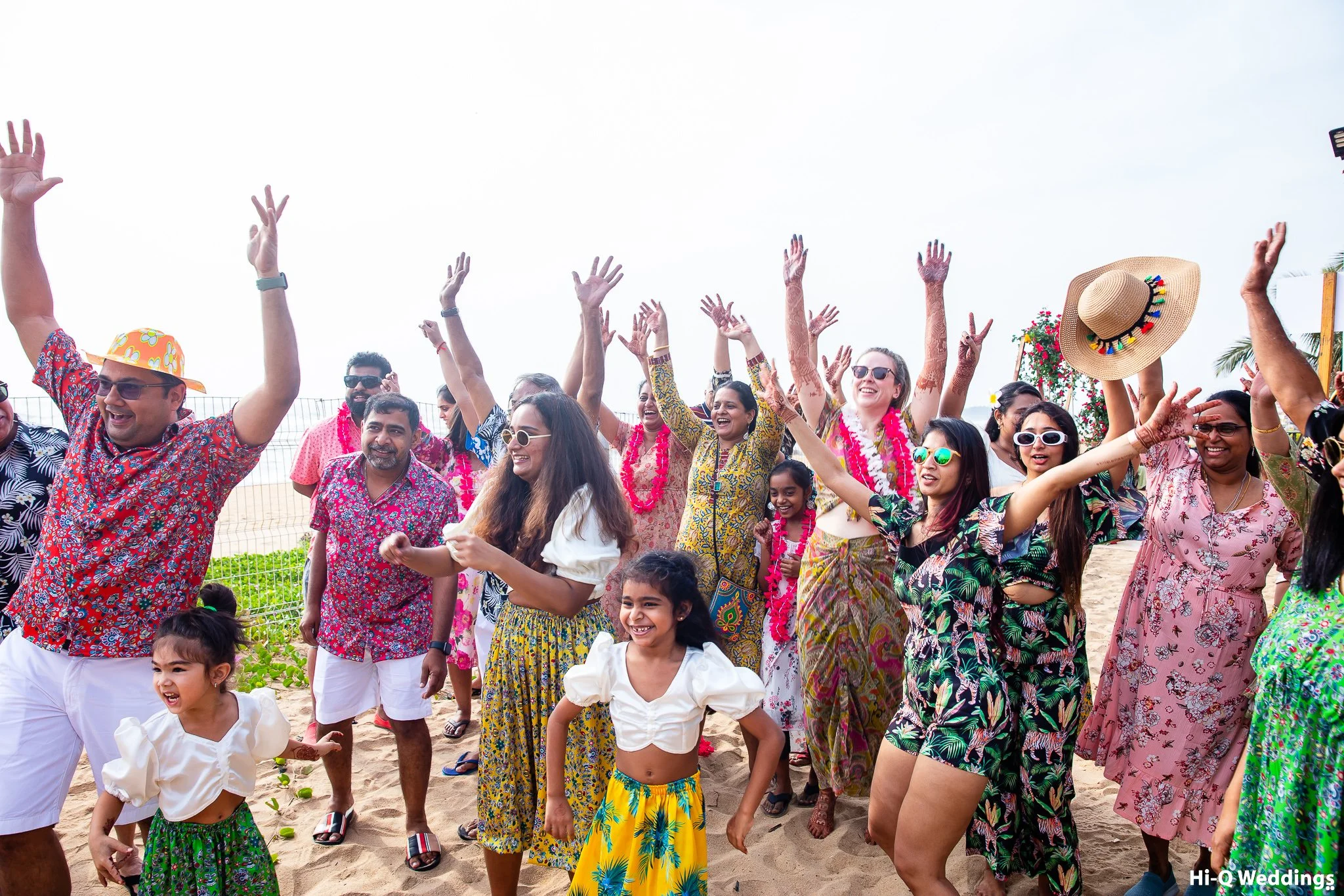 Beachside vibes at Pre-wedding party in Radisson Blu Temple Bay