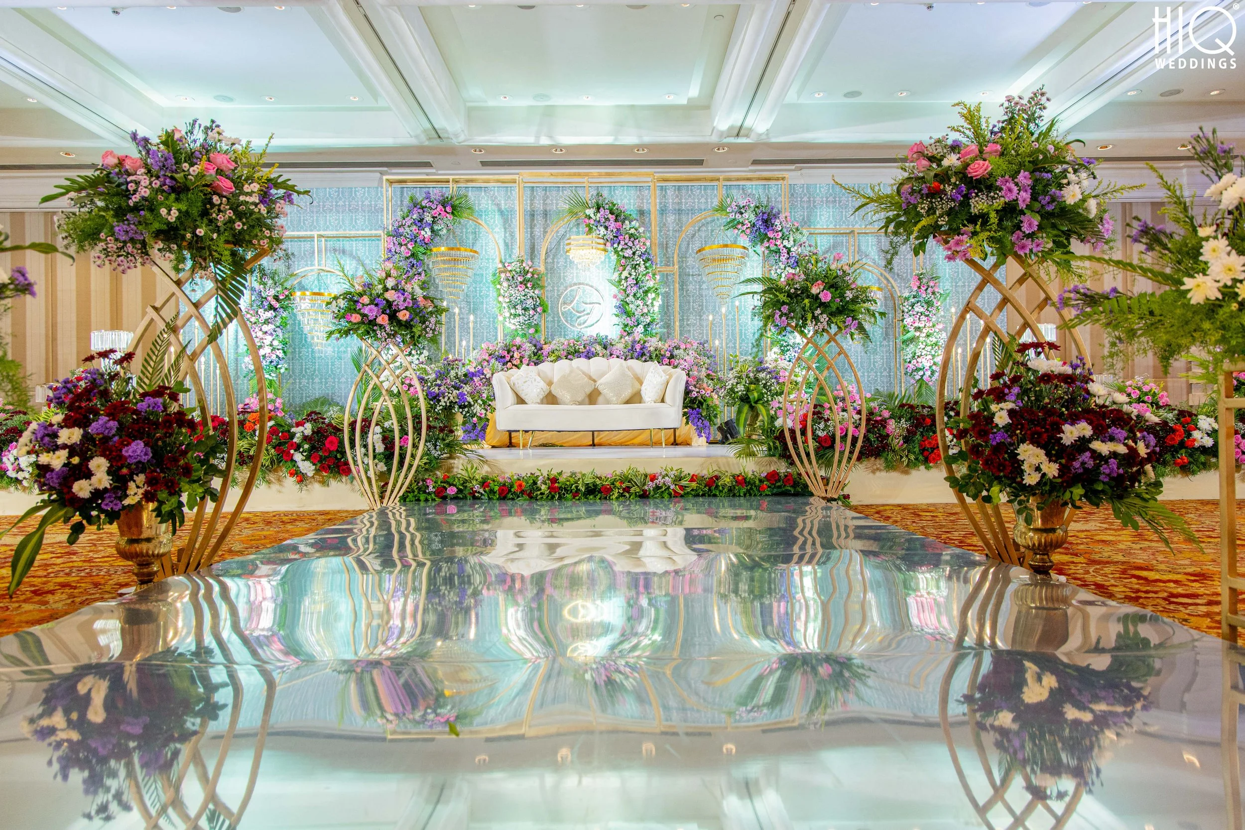 Leela Palace Chennai Wedding Hall Decorated