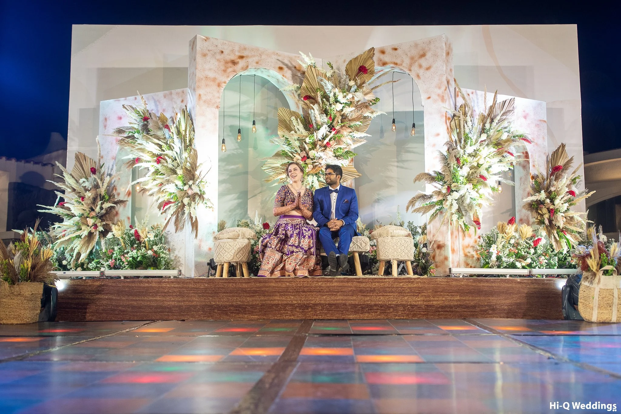 Couple Seating During Wedding at Radisson Blu Temple Bay