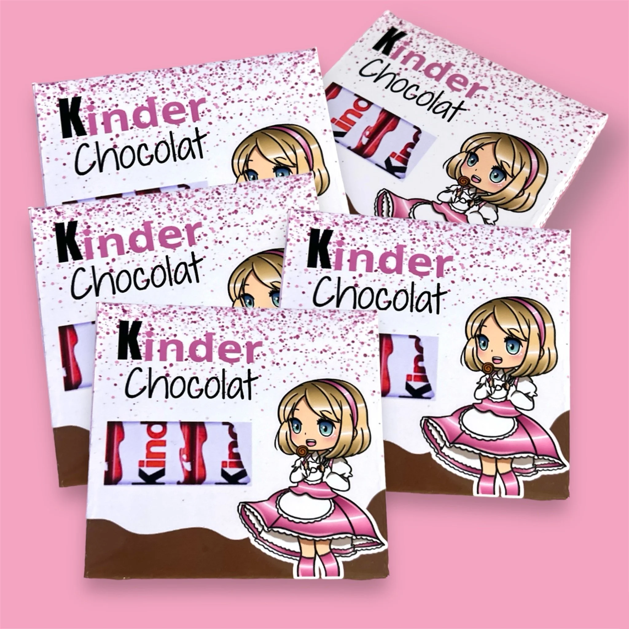 KINDER 4 Barres personnalisés