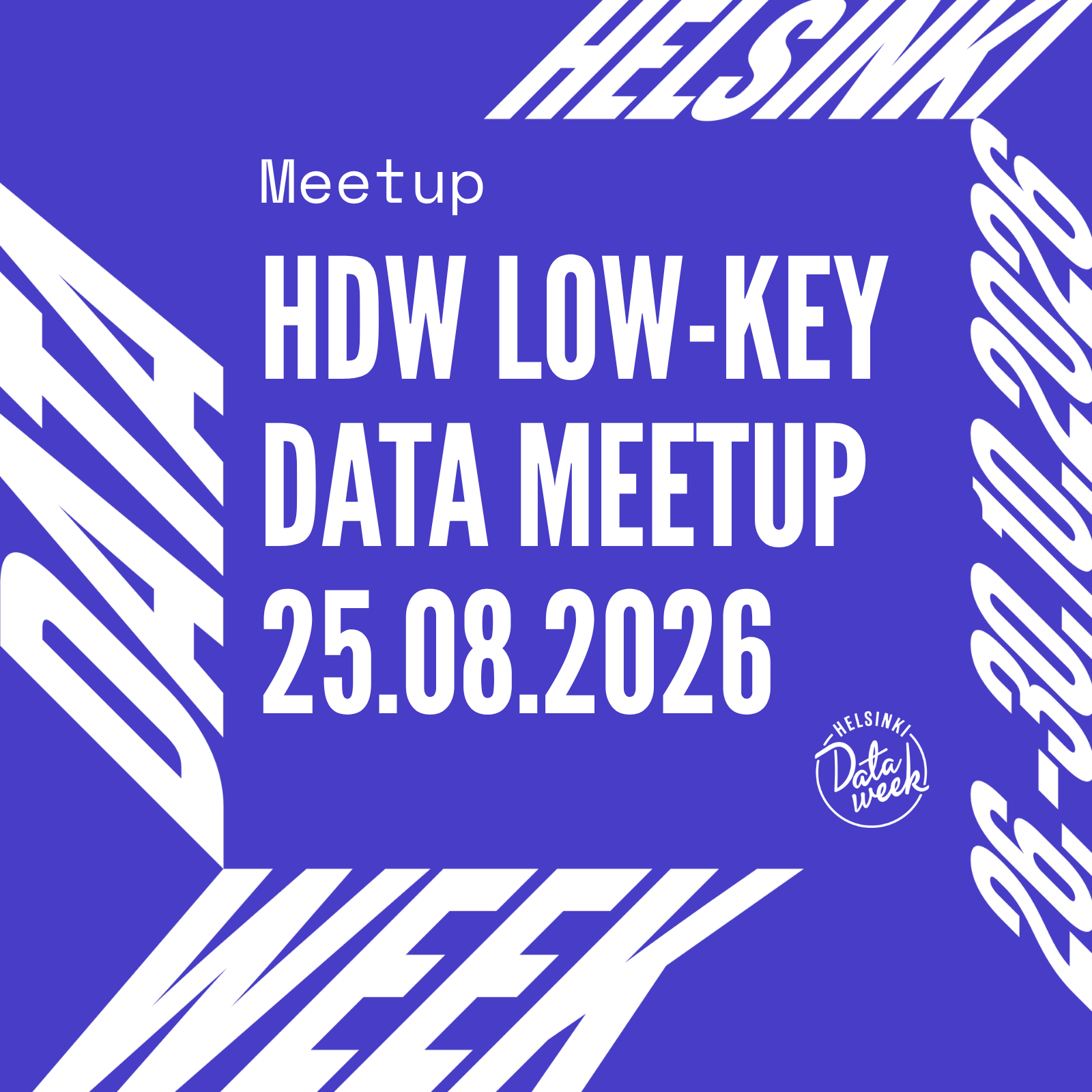 HDW Low-Key Data Meetup