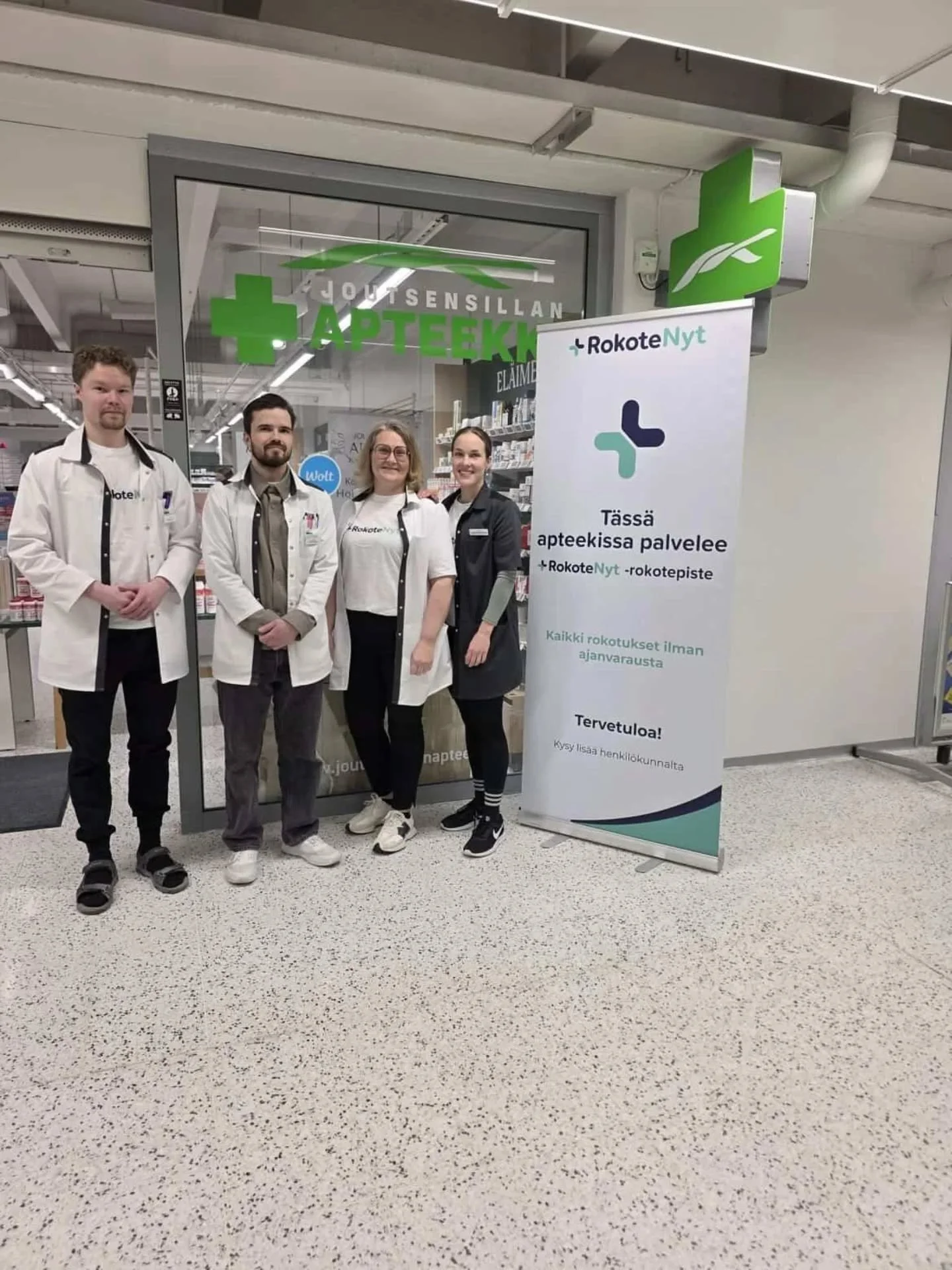 RokoteNyt-rokotepiste palvelee Joutsensillan apteekissa ilman ajanvarausta ja ilman resepti&auml;. Tarkemmat rokotusajat ja rokotteet l&ouml;yd&auml;t Joutsensillan apteekin nettisivuilta.🕷️