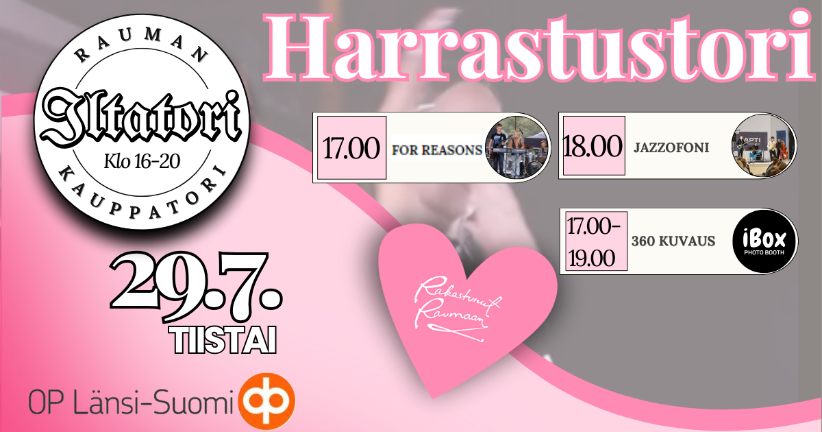 Tiistai 29.7.2025 Harrastustori