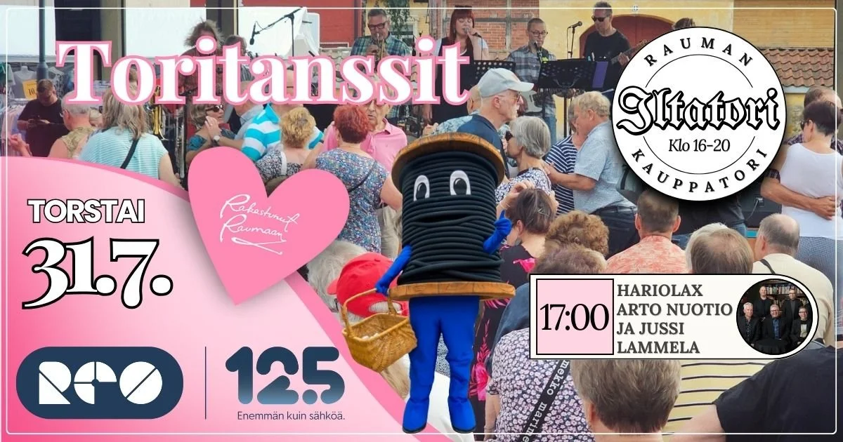 Torstai 31.7.2025 Toritanssit