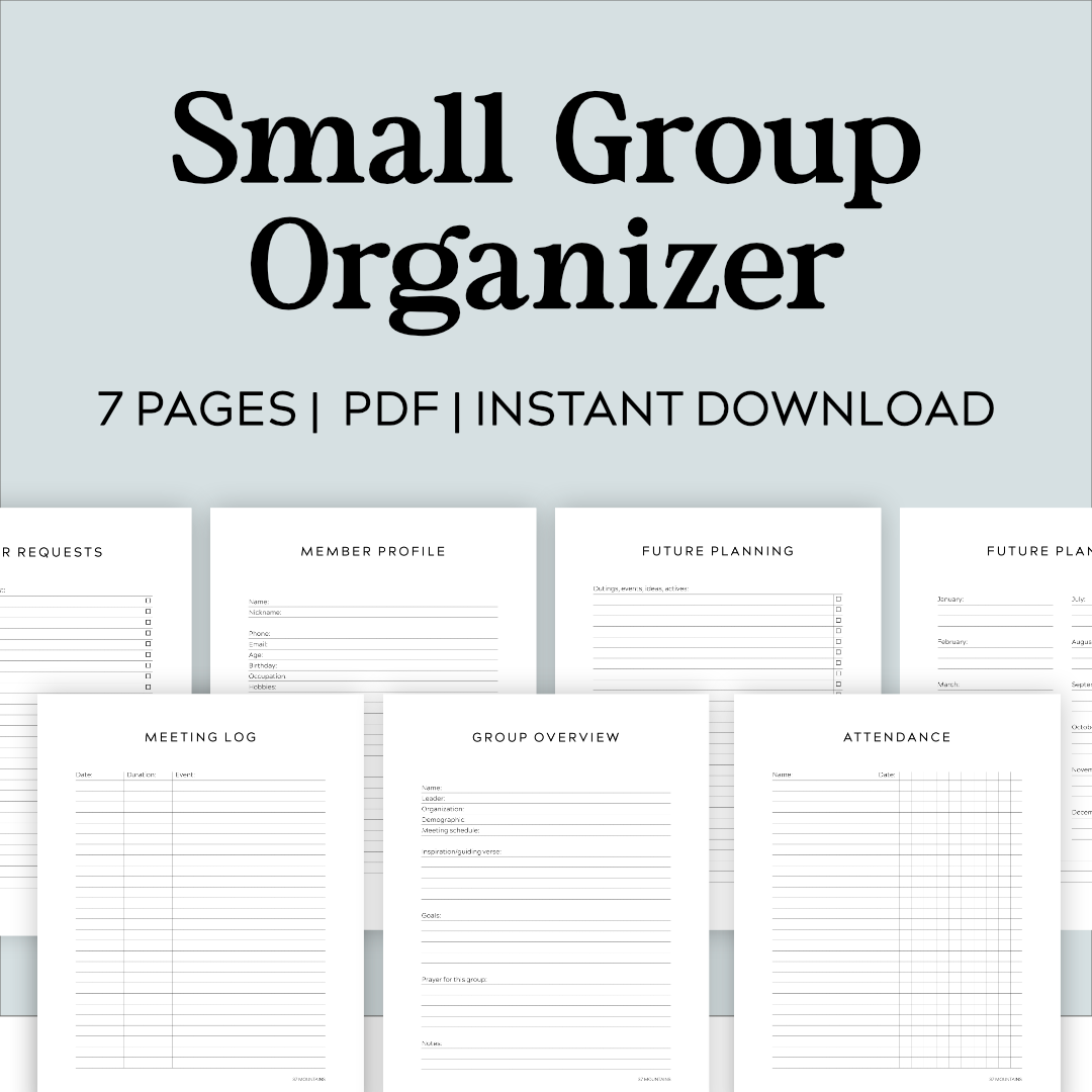 Small Group Organizer