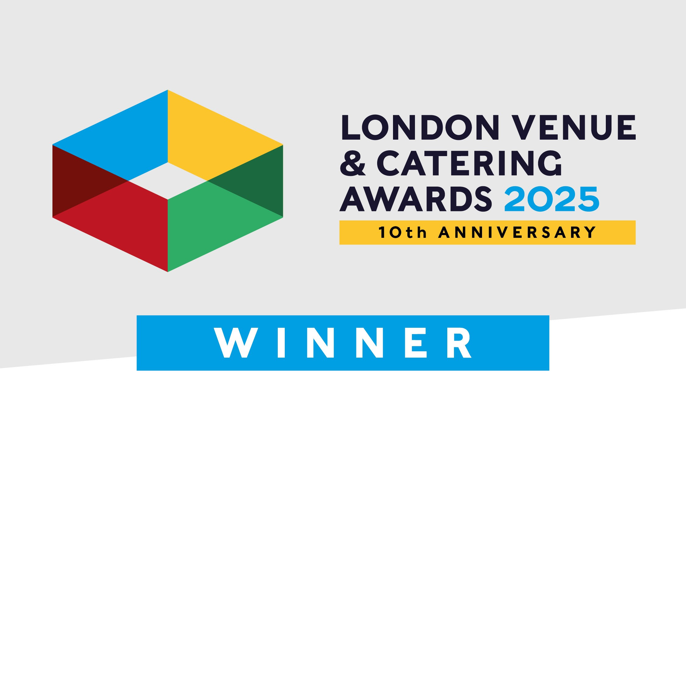 We Won! Best Caterer at The London Venue &amp; Catering Awards 2025